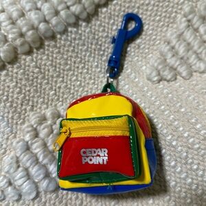 Cedar point backpack key chain 1990-early 2000s